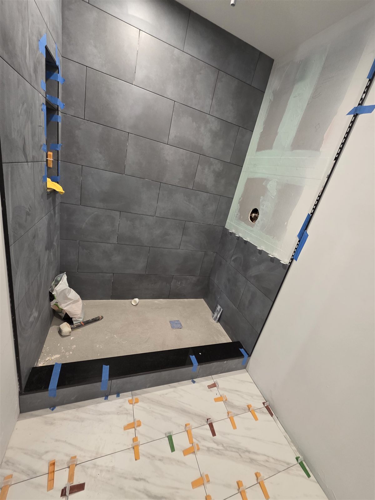 Full room framing and rough-in before drywall installation, Tampa Bay, FL